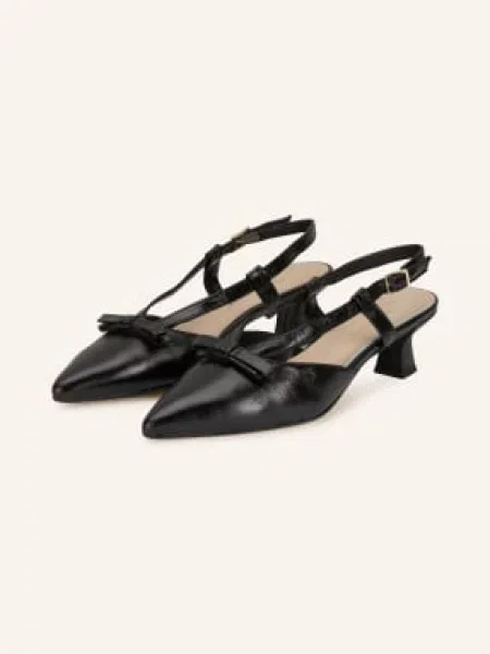 Darling Harbour Czółenka Typu Slingback schwarz czarna