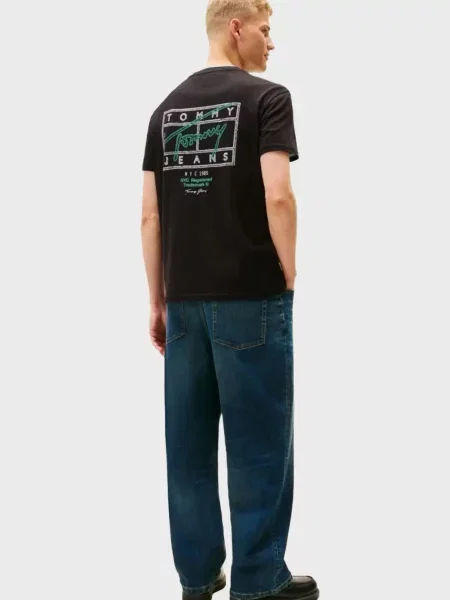 Футболка Tommy Jeans чорна