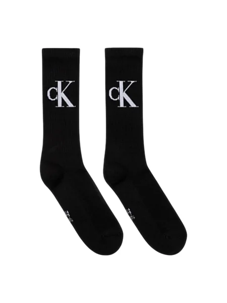Чорапи Calvin Klein Jeans 2 чифта черно