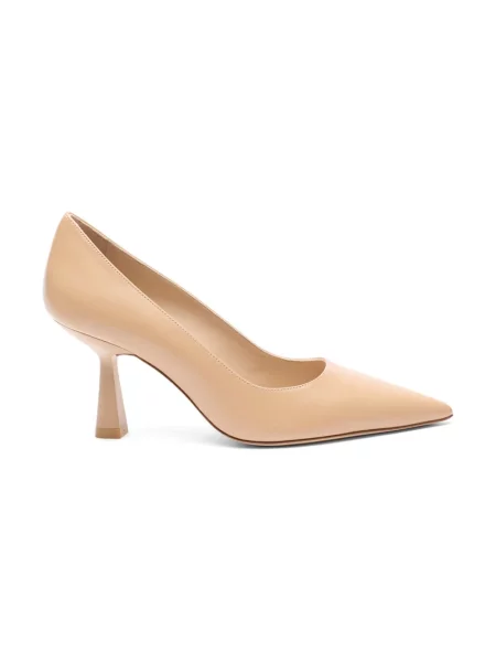 Czółenka Stuart Weitzman skórzana beżowa
