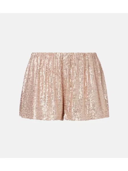 Szorty Norma Kamali różowe