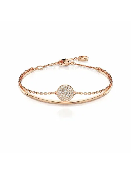 Bransoletka Swarovski elegancka różowa