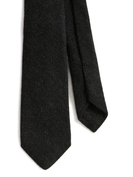 Cravată Kiton tricotate melange gri