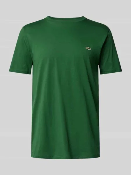 T-shirt z okrągłym dekoltem Lacoste zielona
