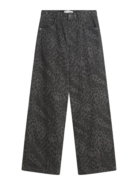 Bershka Jeans / metalic gri