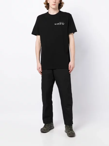Tricou Iso.poetism cu imagine scurt negru