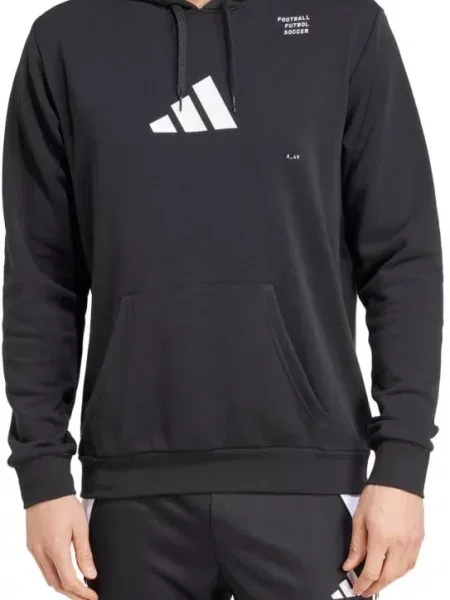 ADIDAS bluza dresowa z kapturem S czarna