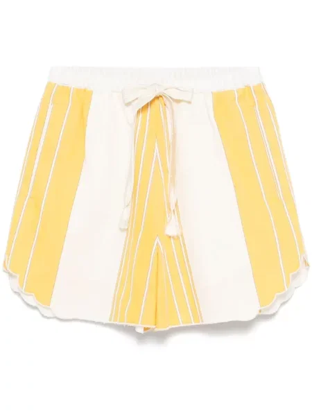 Pantaloni scurți Forte_forte cu dungi