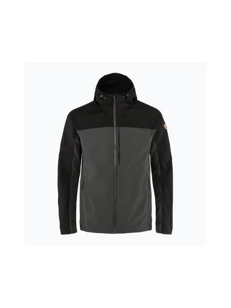 Вітровка Fjällräven Abisko Midsummer темно-сіра/чорна чорна