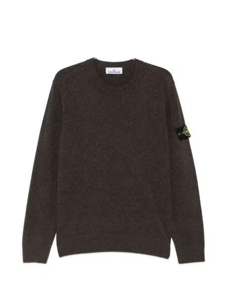 Pulover Stone Island cu strasuri maro