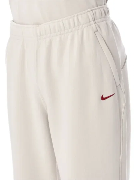 Tricou Nike din fleece alergare cu decolteu rotund gri