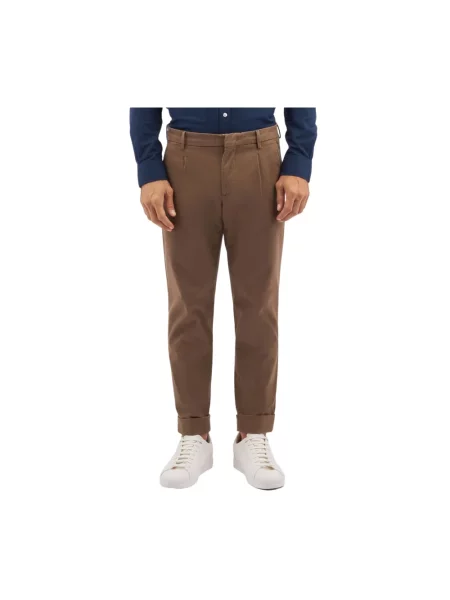 Spodnie Brooks Brothers brązowe