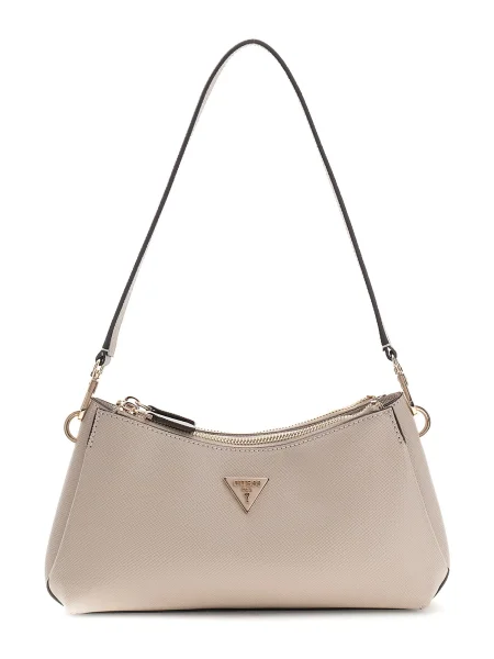 Guess Geantă Noelle II Mini Bej alb