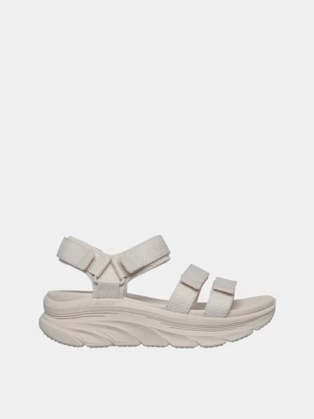 Сандалії Skechers Relaxed Fit: D'Lux Walker Going-Out Vibes текстиль бежевий