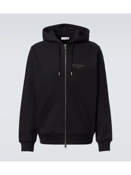 Hanorac cu glugă Givenchy din jerseu negru