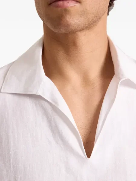 Tricou Orlebar Brown de in alb