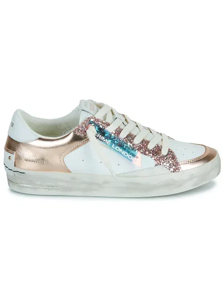 Pantofi Crime London din piele alb
