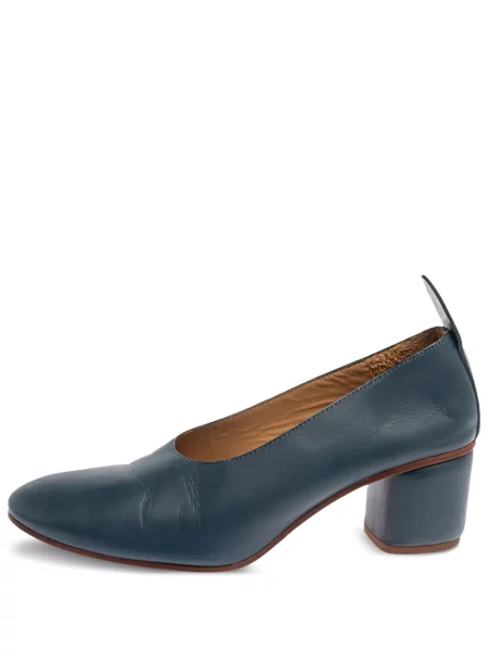 Pantofi cu toc Joseph din piele albastru