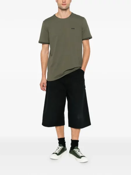 Tricou Boss cu imagine verde
