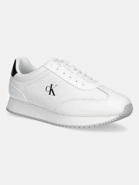 Calvin Klein Jeans sneakersy RUNNER LACEUP TC biały