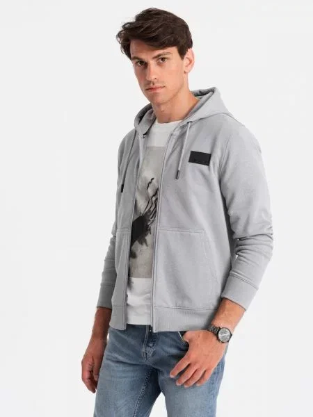 Костюм суичър с качулка Ombre бяло