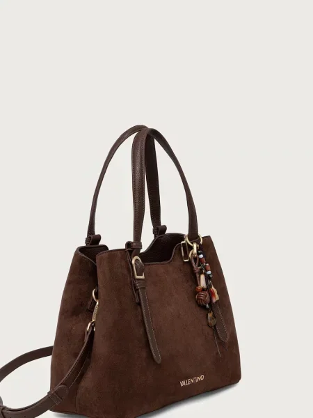 Valentino Ročna torba Winnie Winter Temno rjava