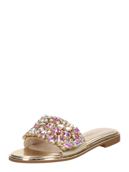 BUFFALO Saboți Kira deschis / auriu / roz albastru