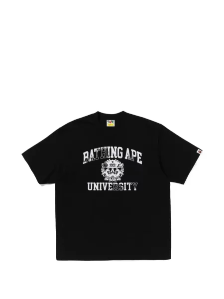 Tricou A Bathing Ape® cu imagine negru