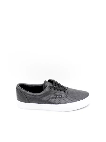 Sneakersy Vans sznurowane skórzane czarne