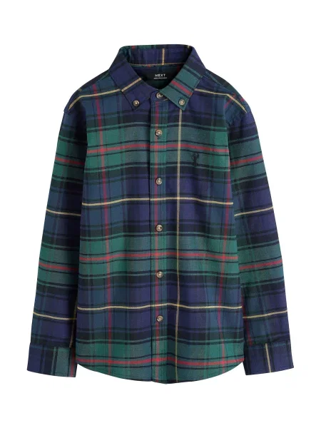 Next Tricou bleumarin / verde / roșu negru