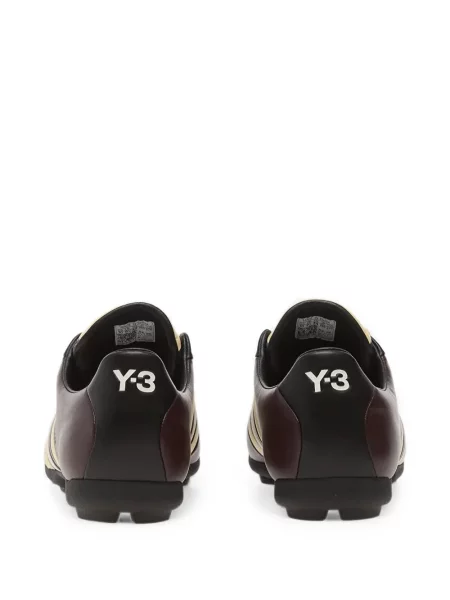 Sneakerși Y-3 din piele maro