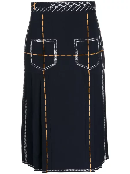 Fustă midi Moschino cu talie înaltă