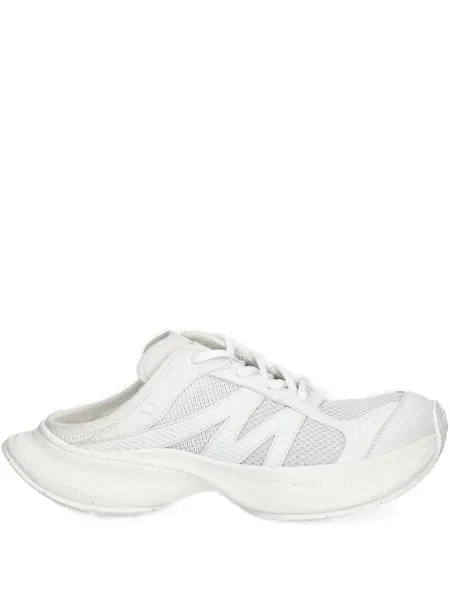 Papuci Miss Sixty cu șireturi din dantelă alb