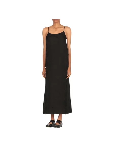 Sukienka maxi Uma Wang elegancka czarna