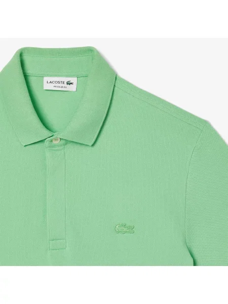 Lacoste Koszulka Polo Paris Stretch Piqué Regular Fit zielona