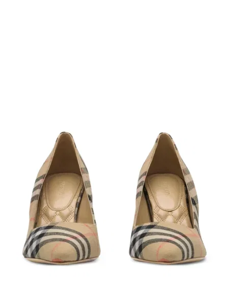 Pantofi cu toc Burberry în carouri
