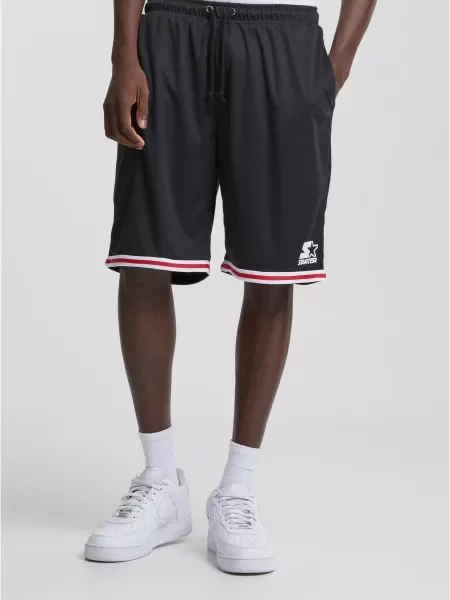 Sportovní kraťasy Starter Black Label se síťovinou bílý