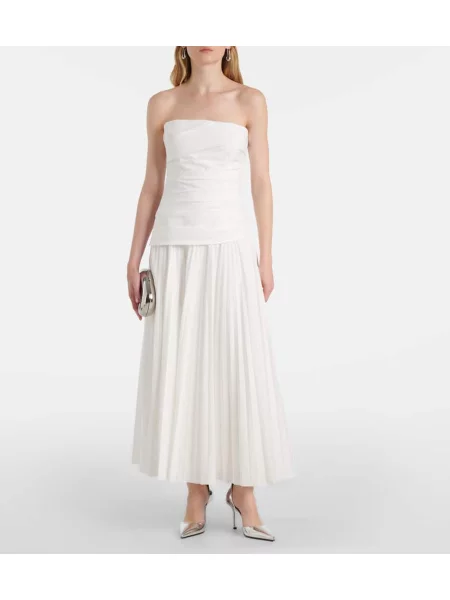 Rochie midi Simkhai până la genunchi de costum alb