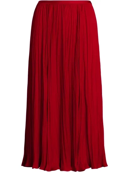 Polo Polo Ralph Lauren z twillu do kolan plisowane żółte