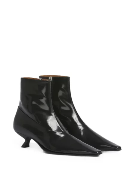 Botine Marni din piele negru