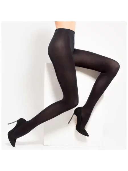 Велюровые колготы Legs черные