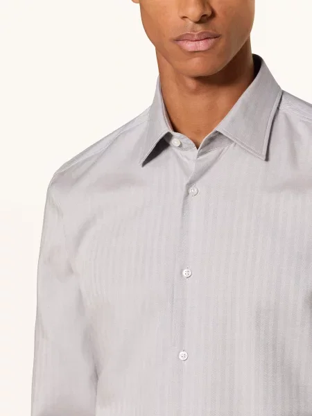 Boss Koszula Hank Slim Fit grau