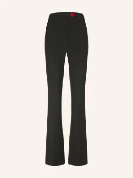 Hugo Spodnie Bootcut Marki Himima schwarz czarne