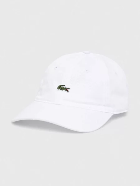 Șapcă Lacoste alb