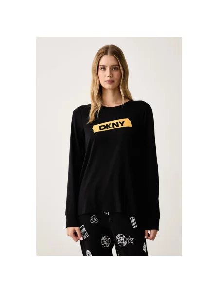 Piżama Dkny czarna