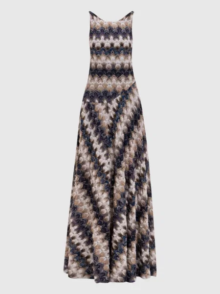 Платье Missoni с открытой спиной бежевое