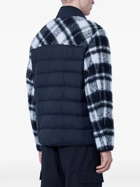 Geacă Moncler în carouri negru