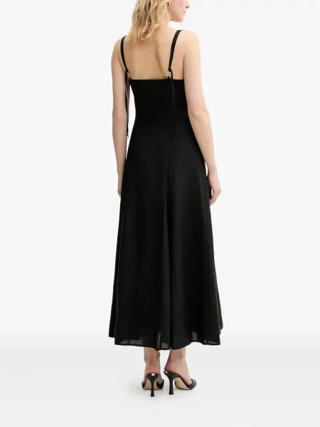 Rochie maxi Twinset de costum negru