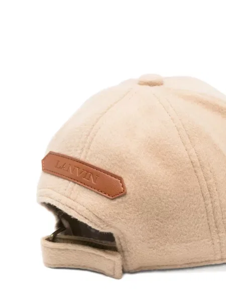 Czapka z daszkiem dziecięca Lanvin Enfant różowa