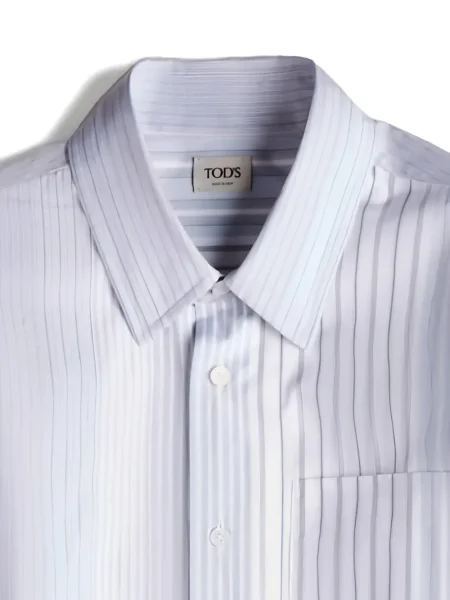 Koszula Tod's w paski niebieska